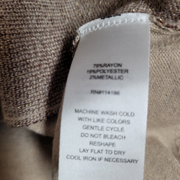 NWT Retrology Fawn Heather Sweater 1X - Picture 11 of 11